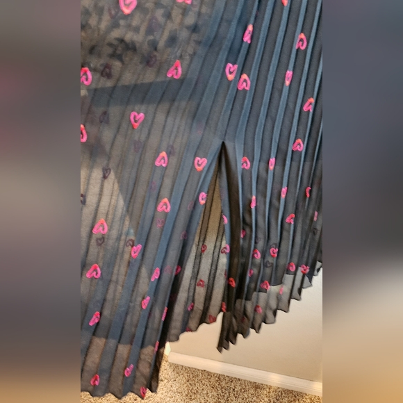 Maje Women's Black and Red Dress Size Small - Picture 10 of 14